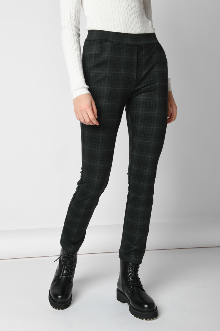 Leggings a stampa check