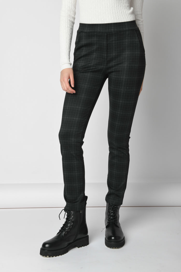 Leggings a stampa check