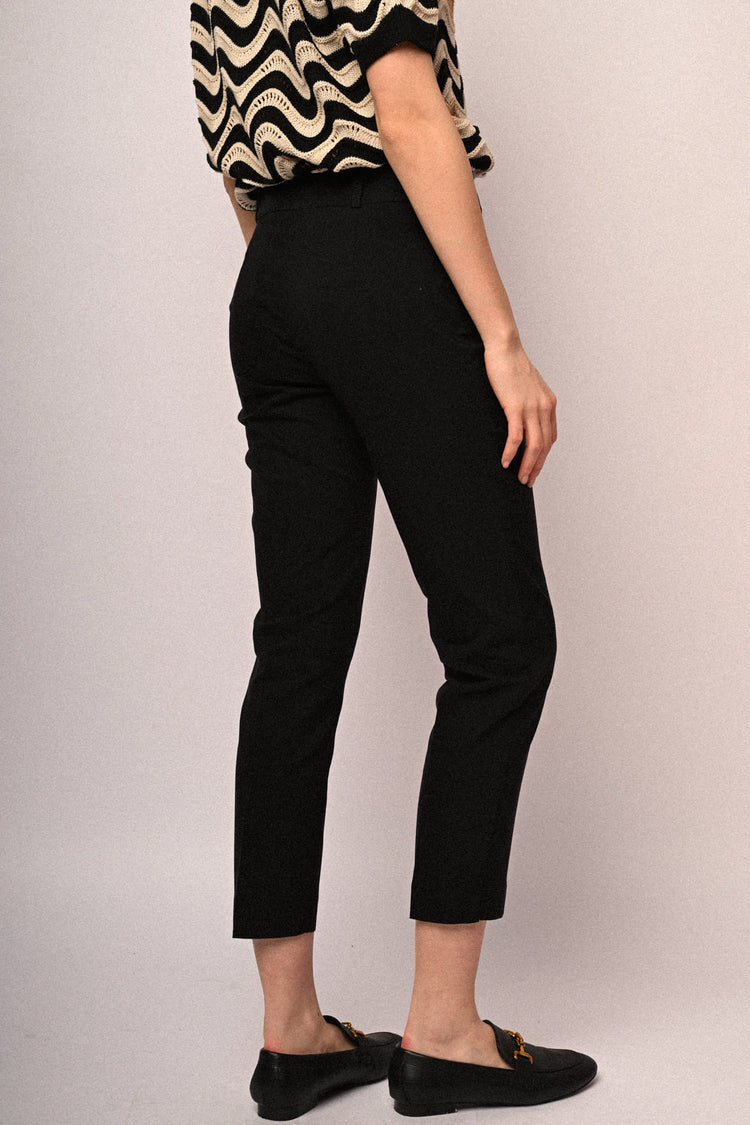 Pantaloni slim-fit misto viscosa