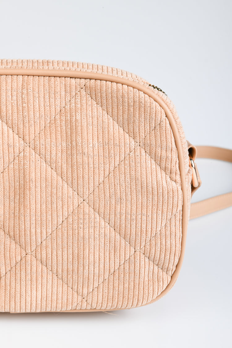 Borsa in velluto lurex trapuntato