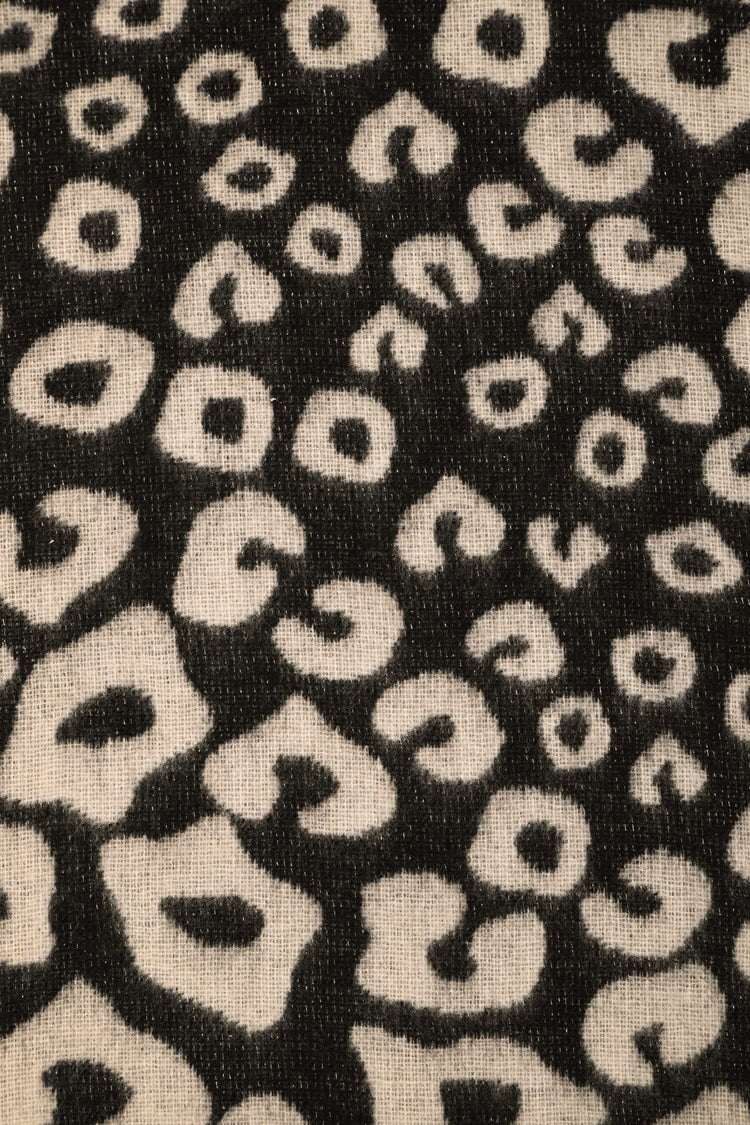 Sciarpa a stampa animalier
