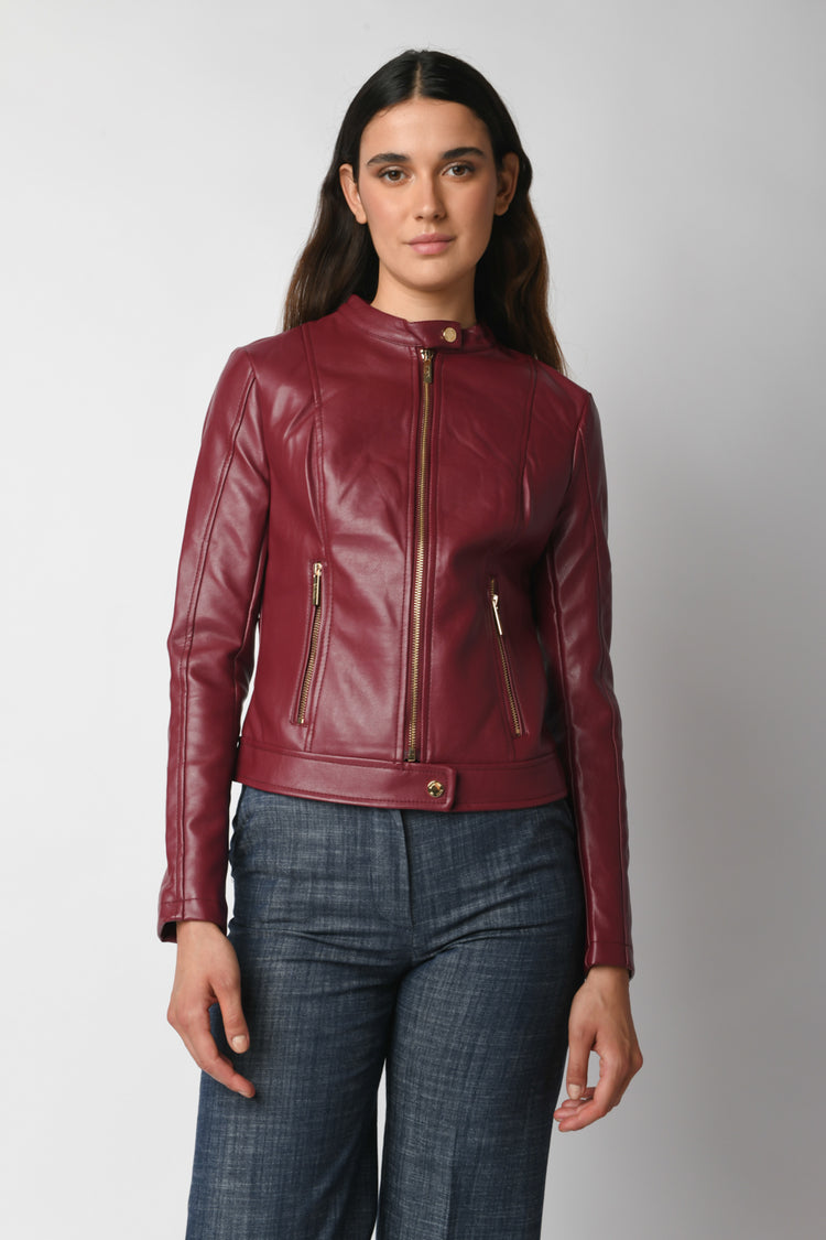 Giacca in similpelle