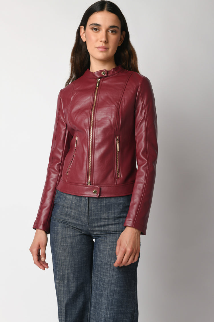 Giacca in similpelle