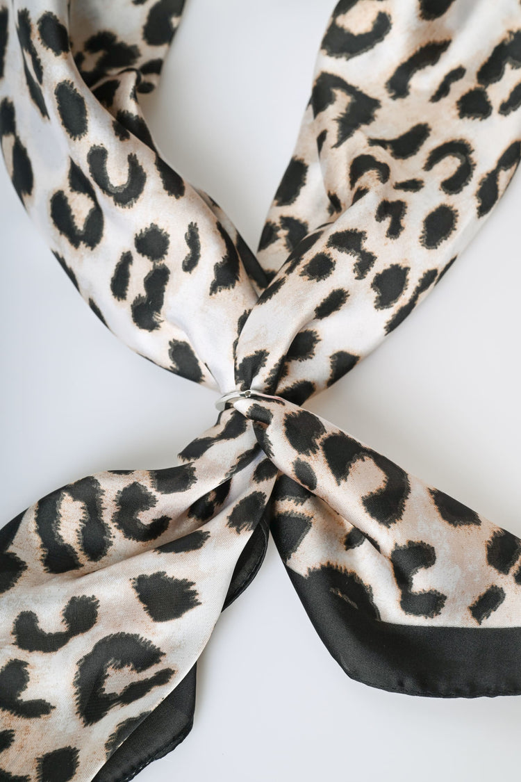 Foulard a stampa animalier