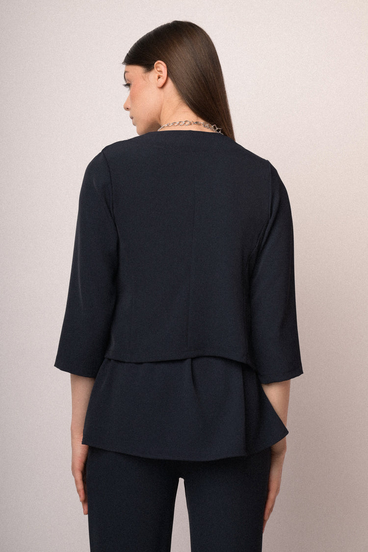 Bolero crop e fluido