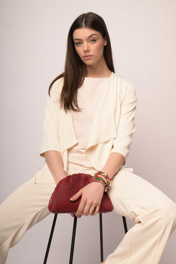 Bolero crop e fluido