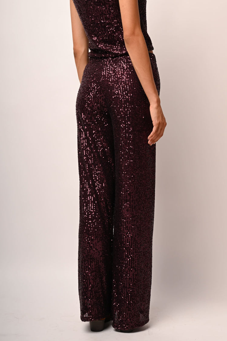 Pantaloni in paillettes