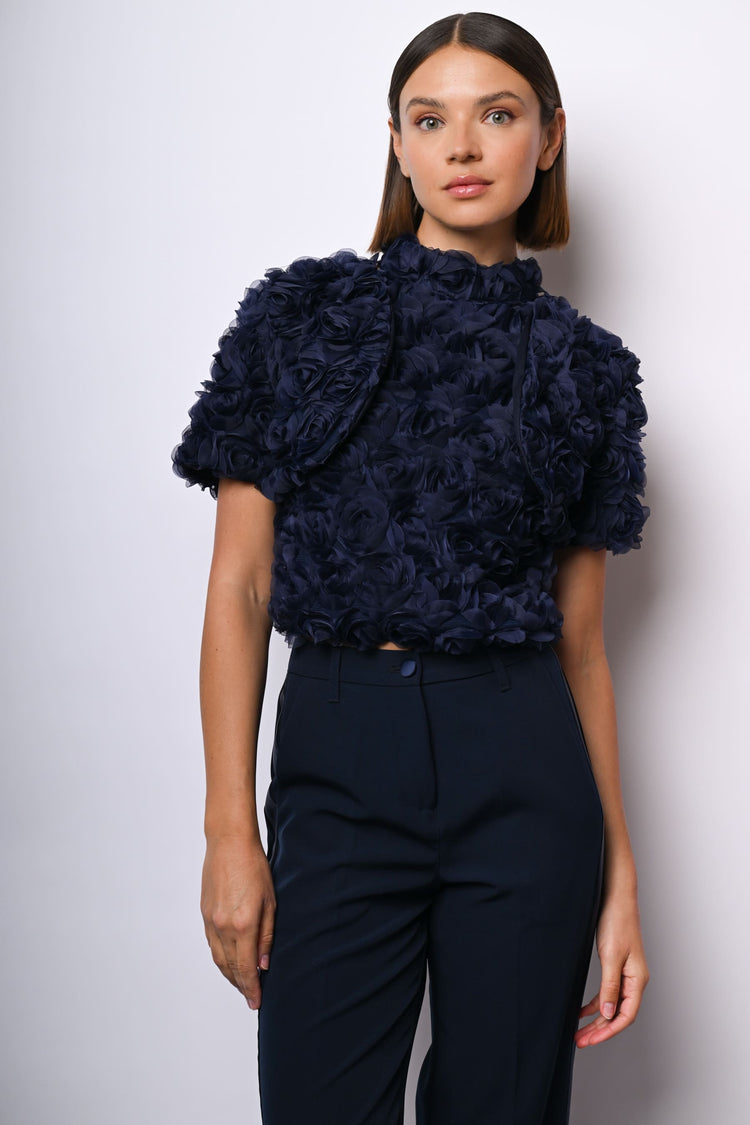 Bolero con rose 3D