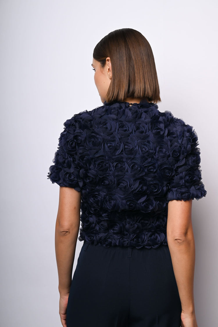 Bolero con rose 3D