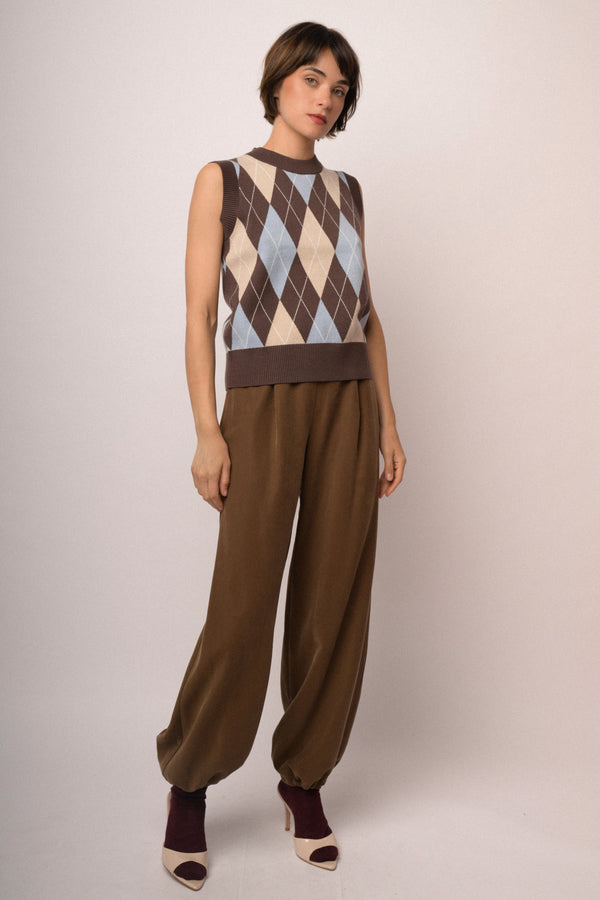 Pantaloni palazzo con coulisse
