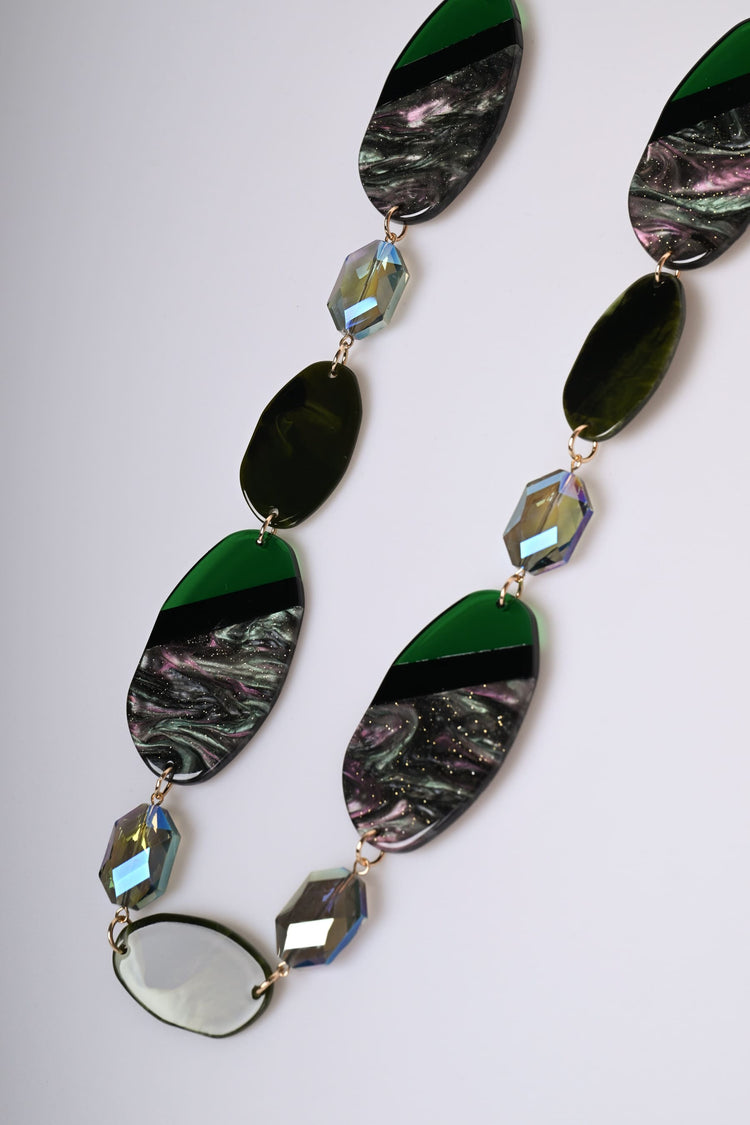 Collana con pendenti ovali