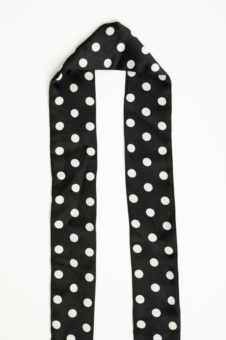 Foulard cravatta pois