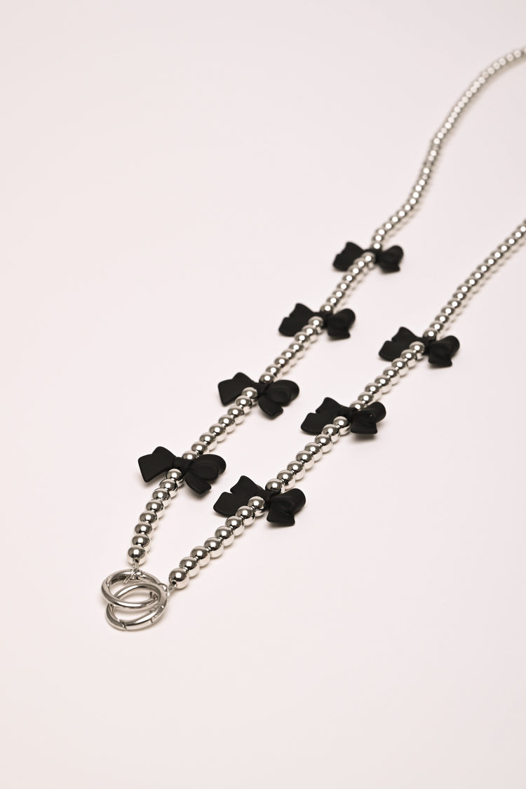 Collana porta-badge con fiocchi