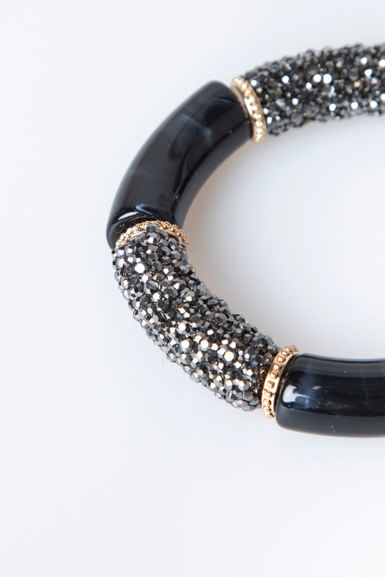 Bracciale rigido con strass