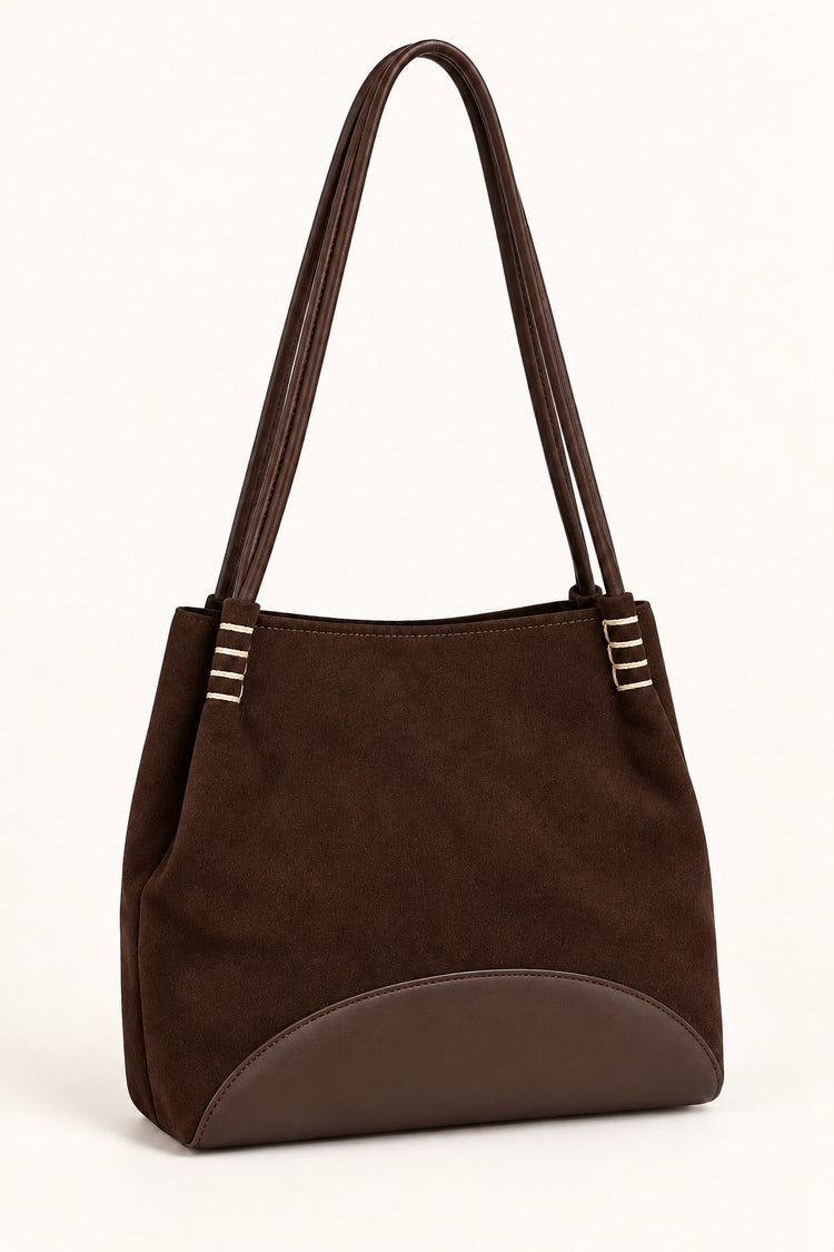 Borsa a secchiello velour