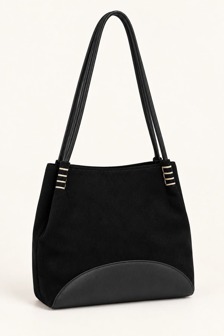 Borsa a secchiello velour