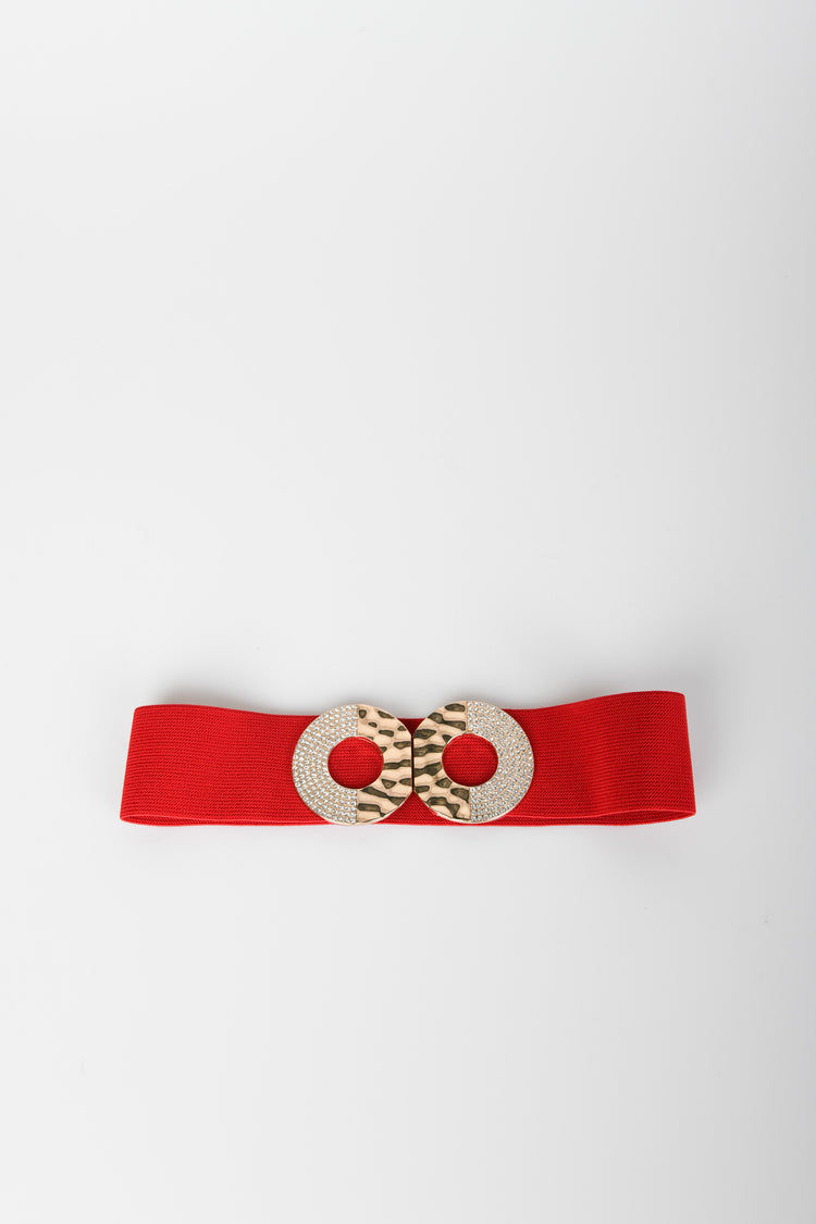 Cintura elastica con fibbia gioiello