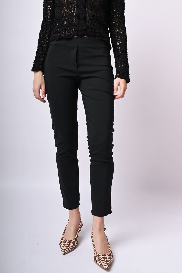 Pantaloni skinny misto viscosa