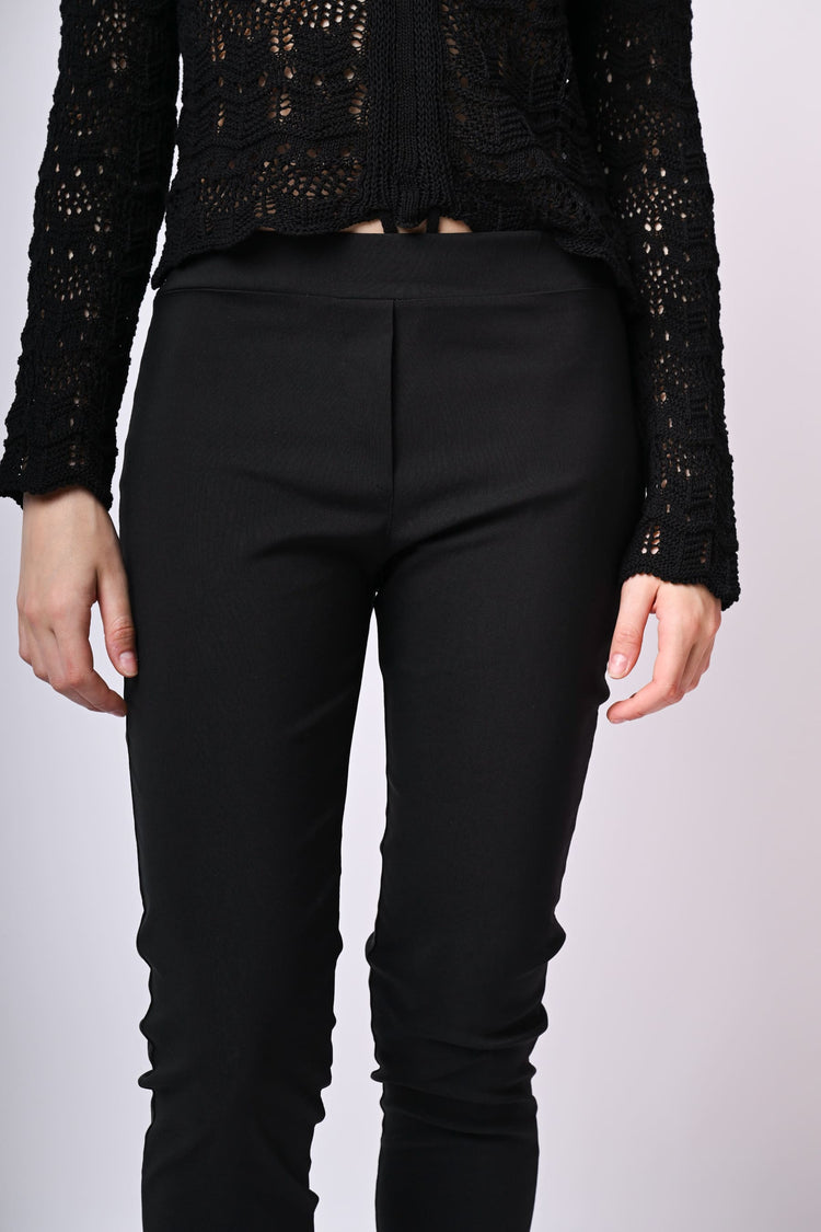 Pantaloni skinny misto viscosa