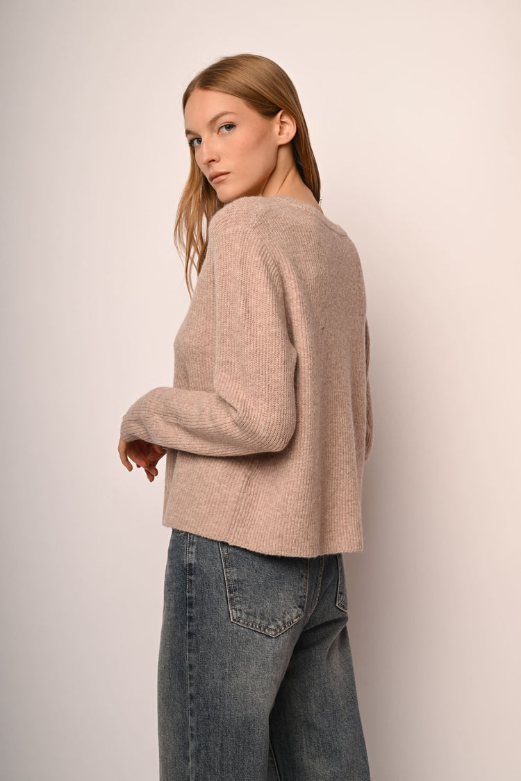 Cardigan con fiocchi da annodare