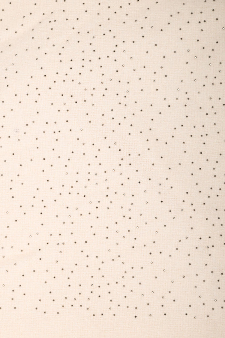 Sciarpa nappine e strass