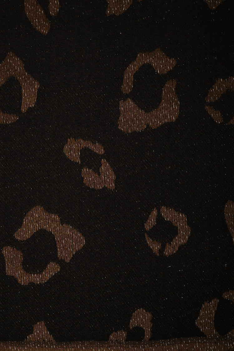 Sciarpa animalier lurex
