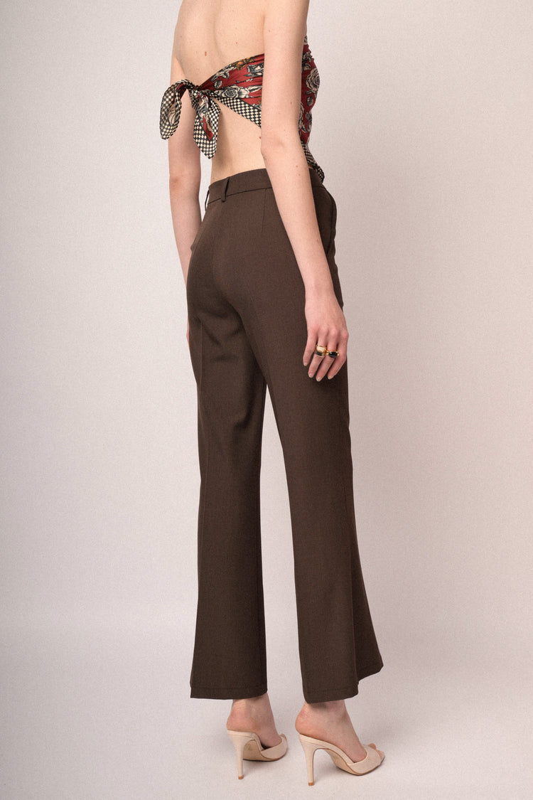 Pantaloni zampa basic