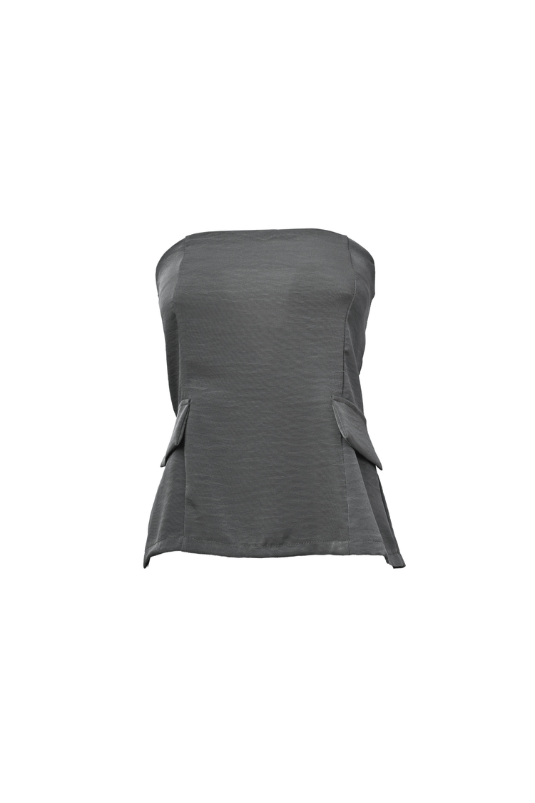 Top a fascia con tasche