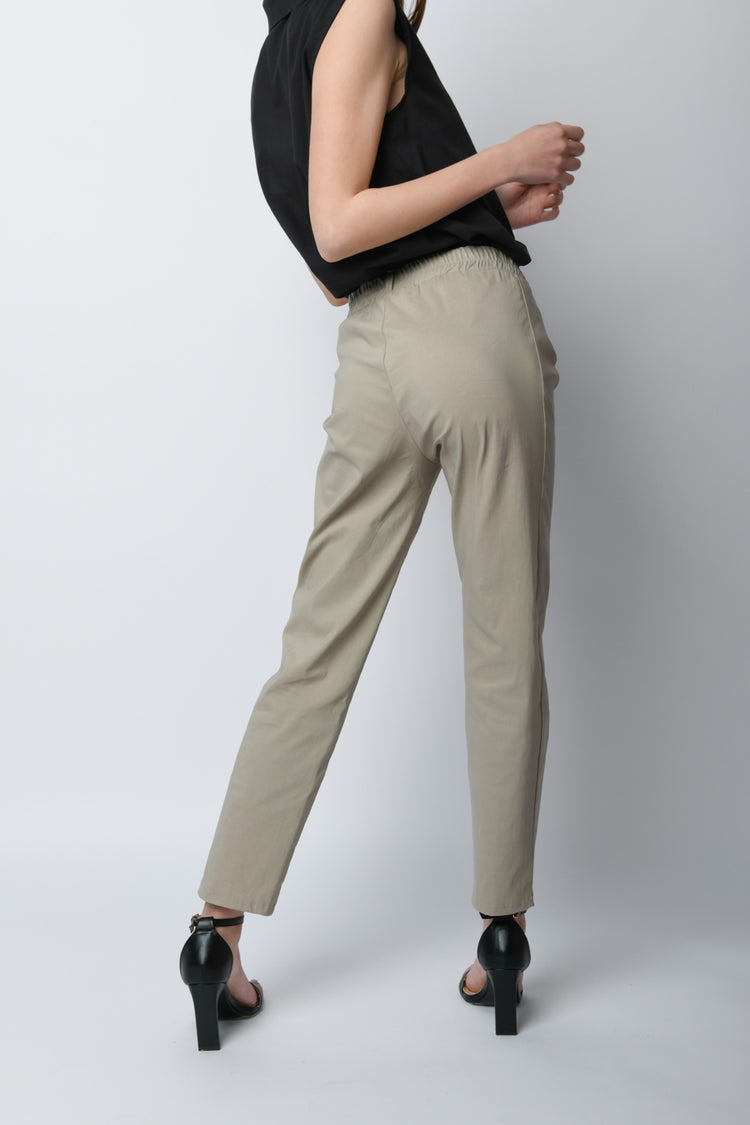 Pantaloni misto viscosa stretch