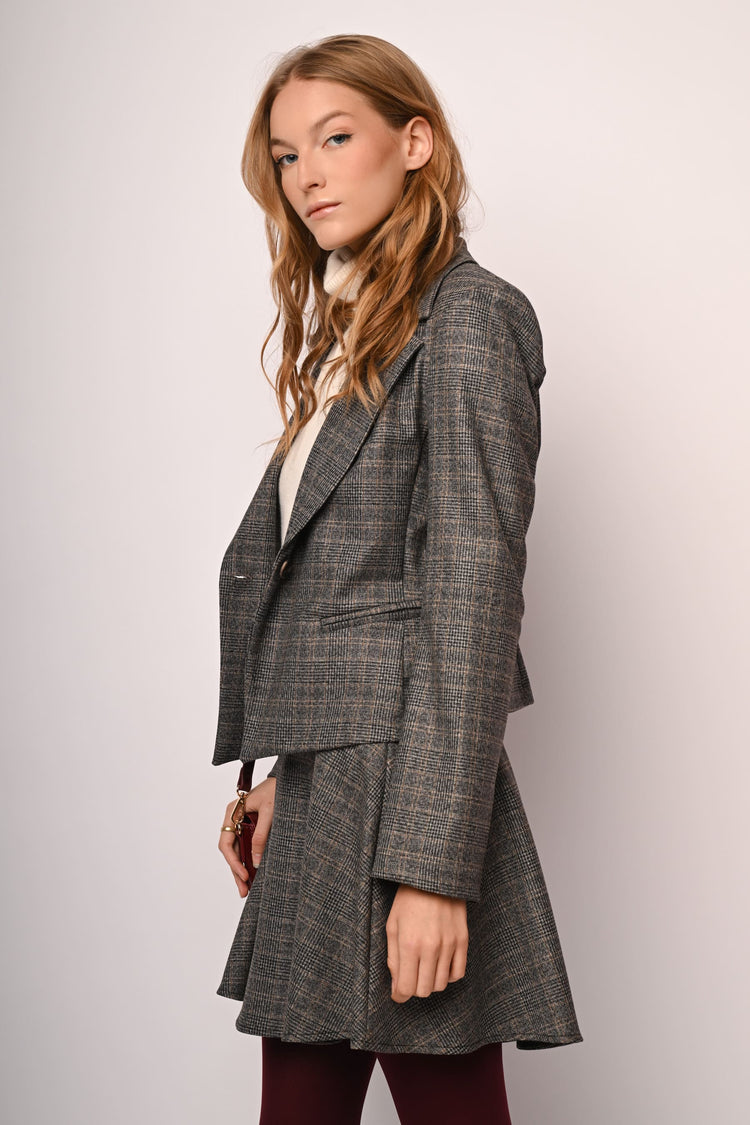 Blazer con motivo Principe di Galles