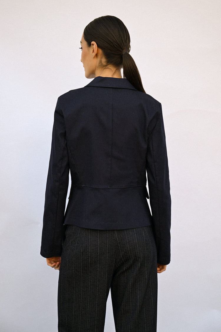 Blazer monopetto in chintz