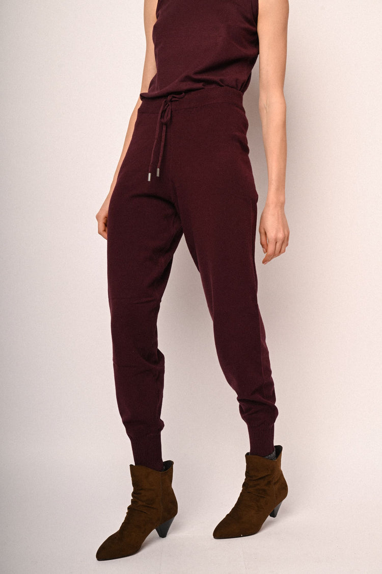 Pantaloni joggers in maglia