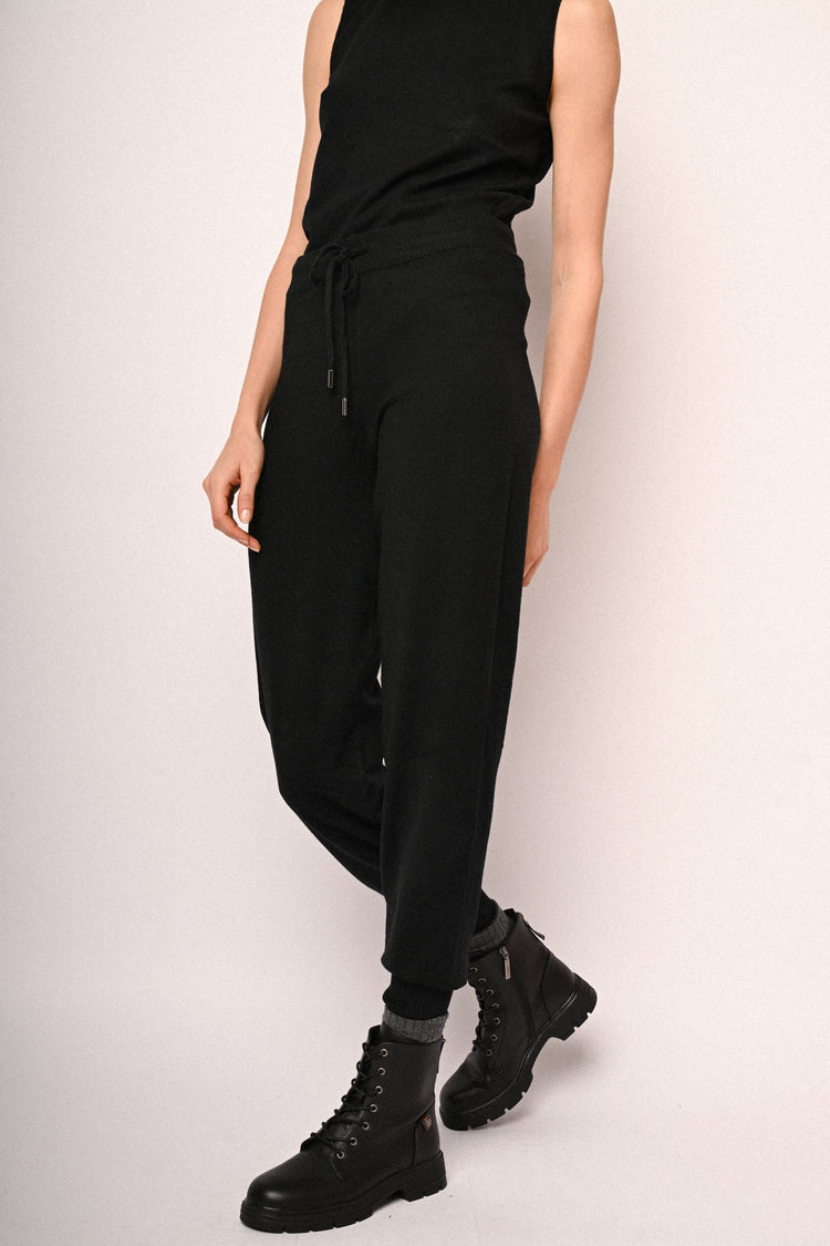 Pantaloni joggers in maglia