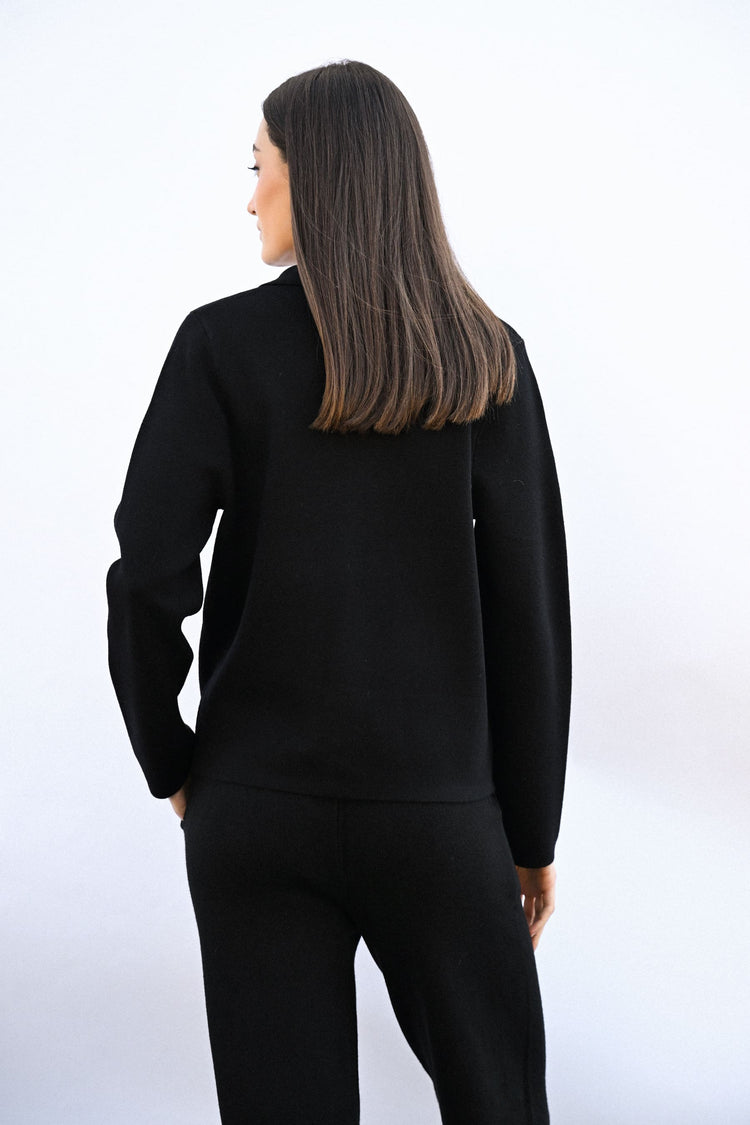 Pantaloni palazzo in maglia