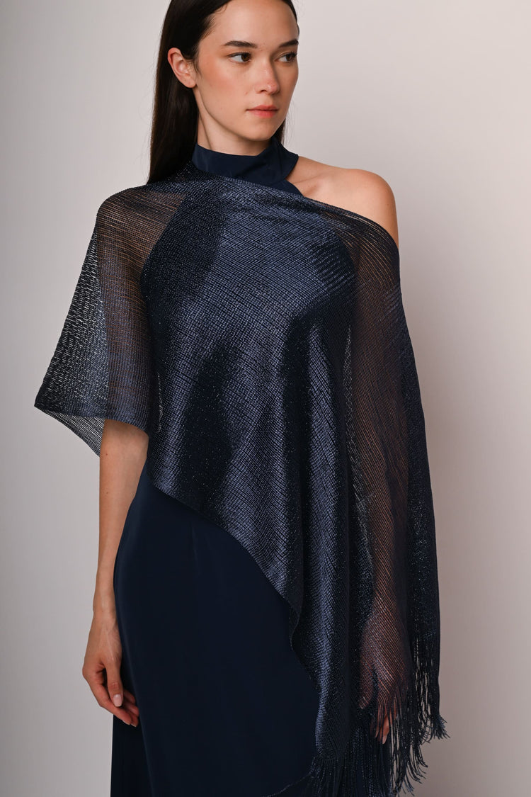 Poncho-stola in lurex