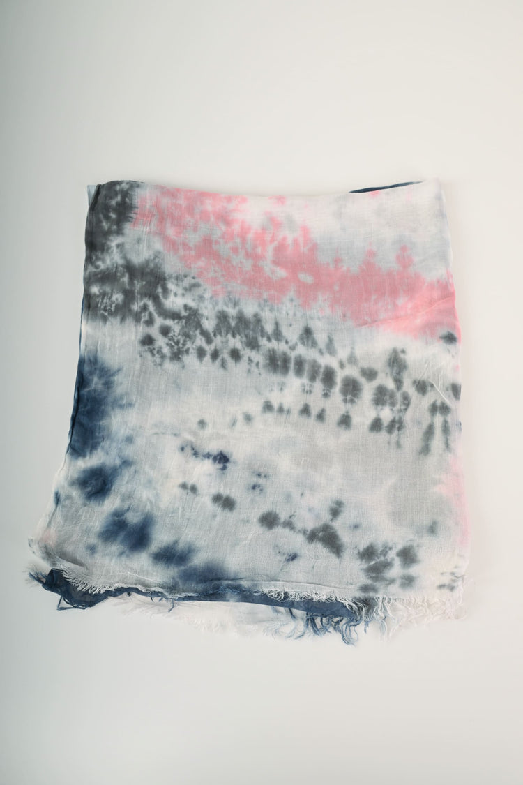 Sciarpa a stampa tie-dye