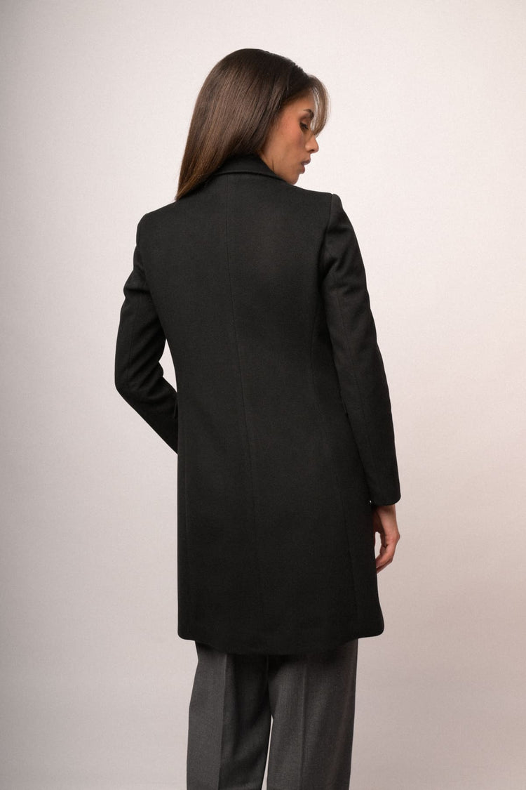 Cappotto lungo un bottone