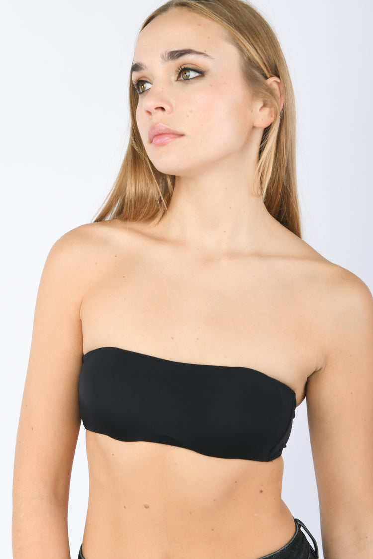 Reggiseno a fascia in microfibra