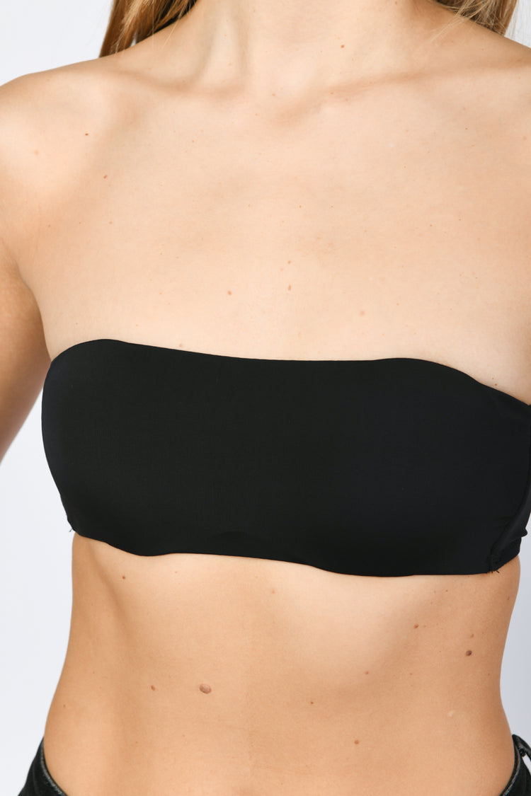 Reggiseno a fascia in microfibra