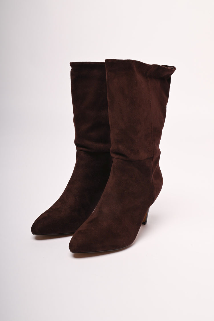 Stivali in faux suede