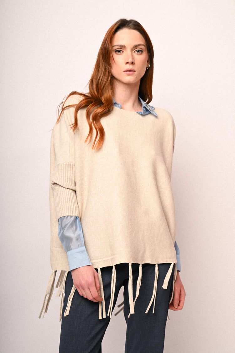 Maglia con frange