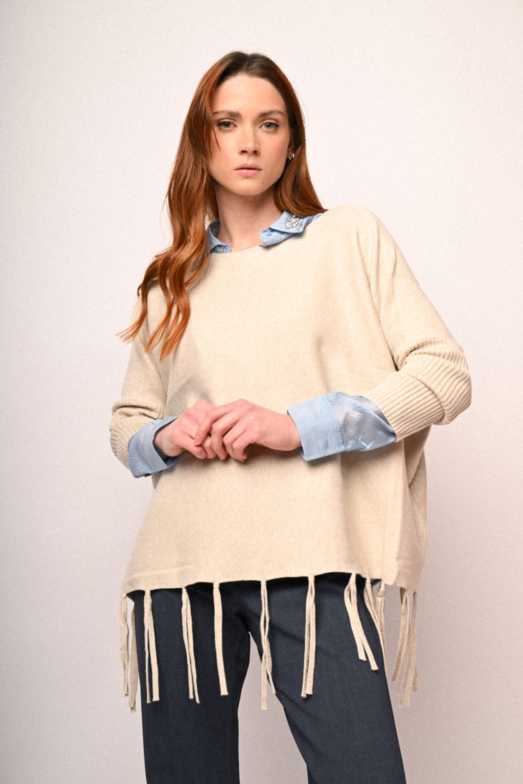 Maglia con frange