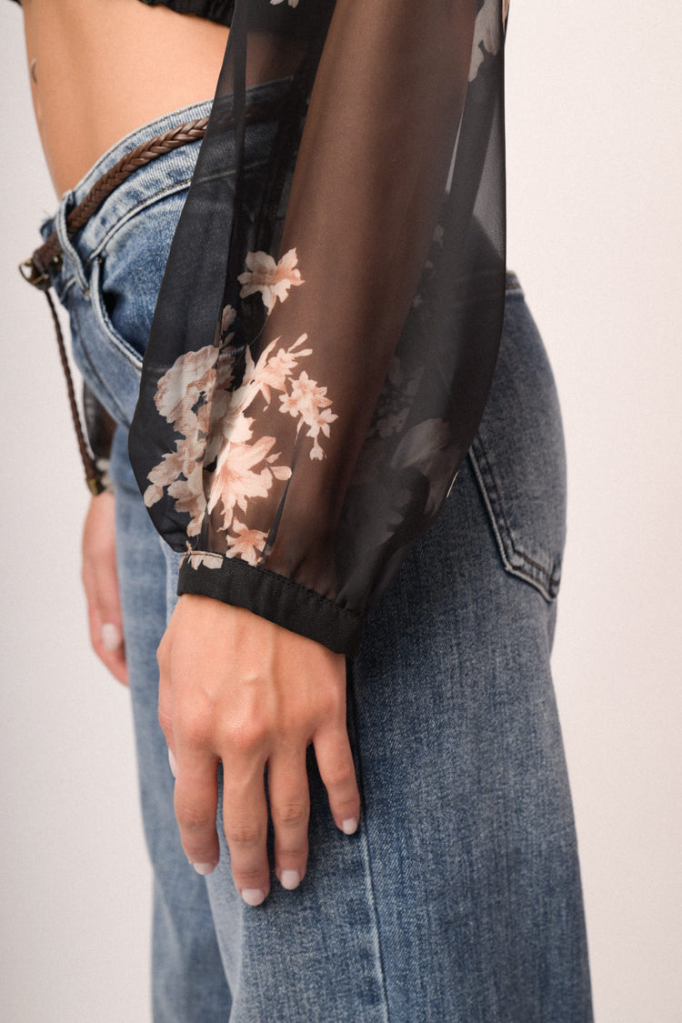 Casacca fantasia fiori