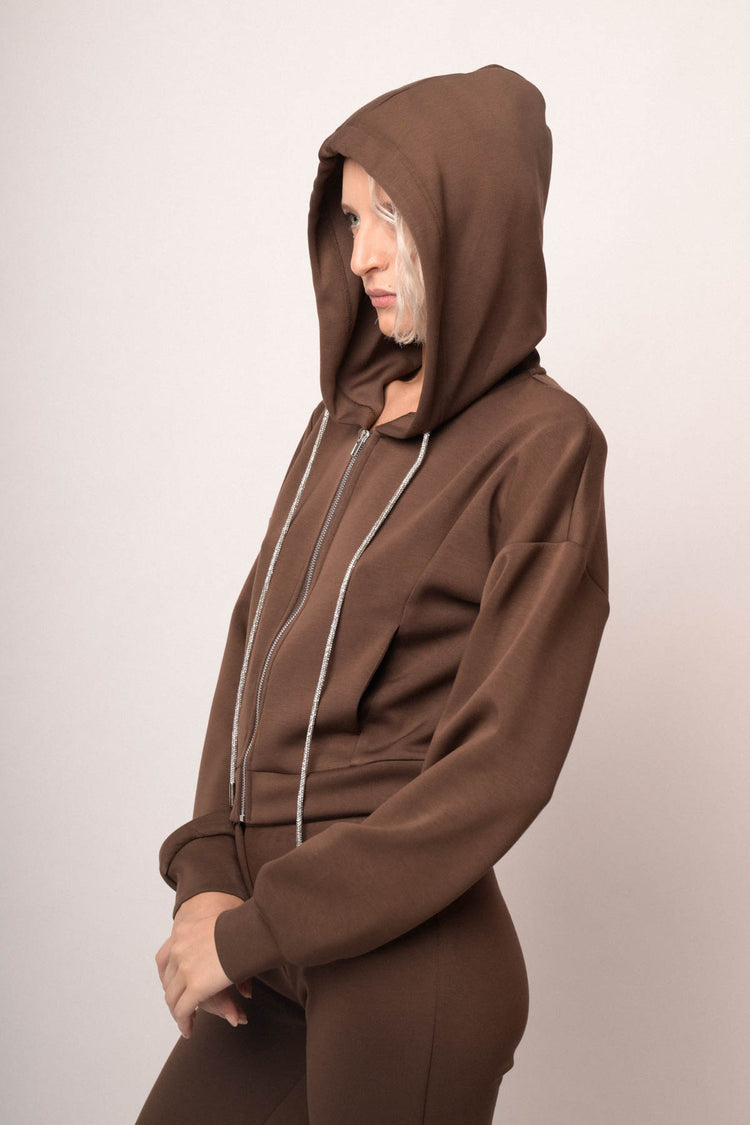 Maglia felpa con zip