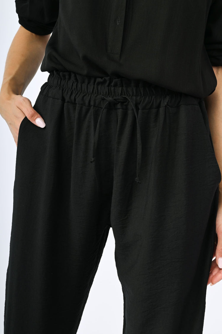 Pantaloni jogger misto viscosa