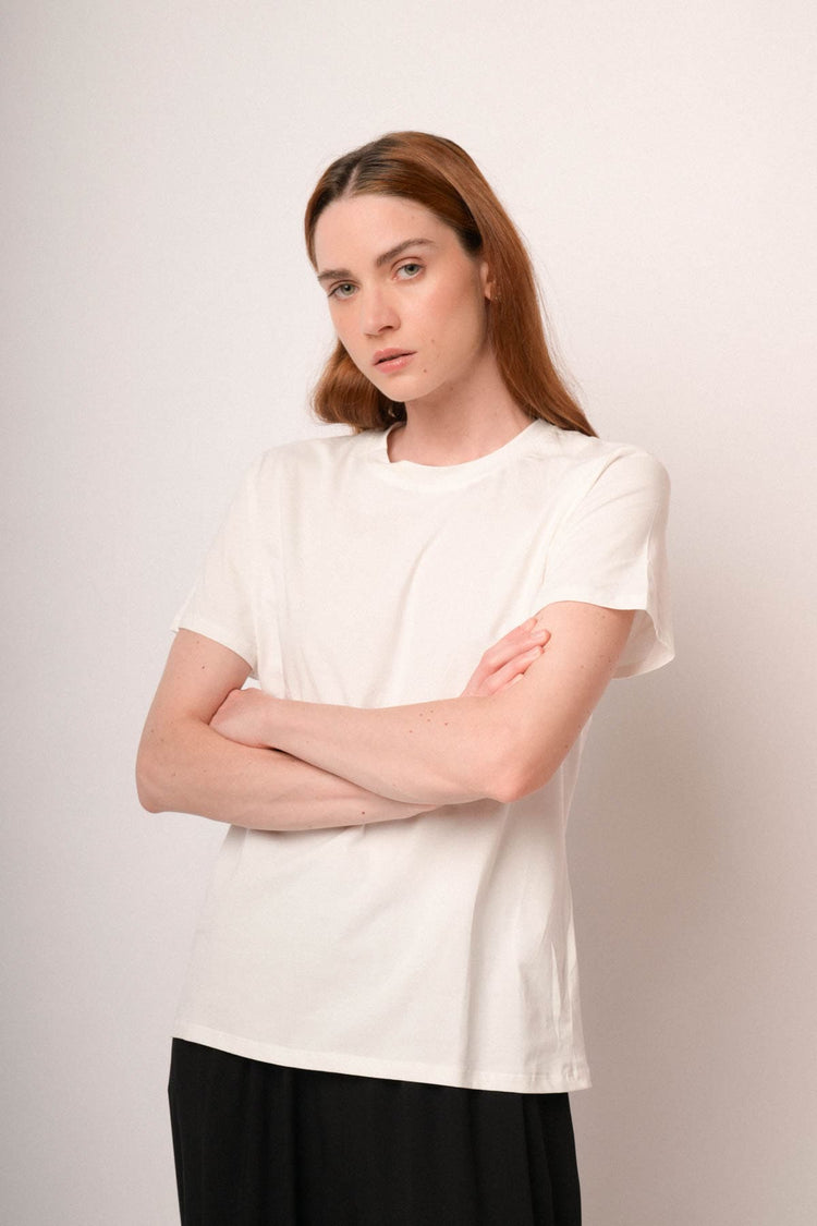 Maglia down ricamo