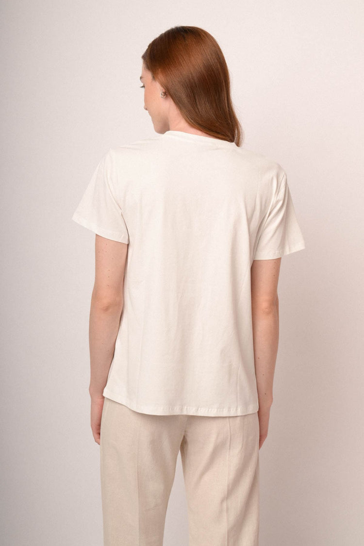 Maglia nothing ricamo