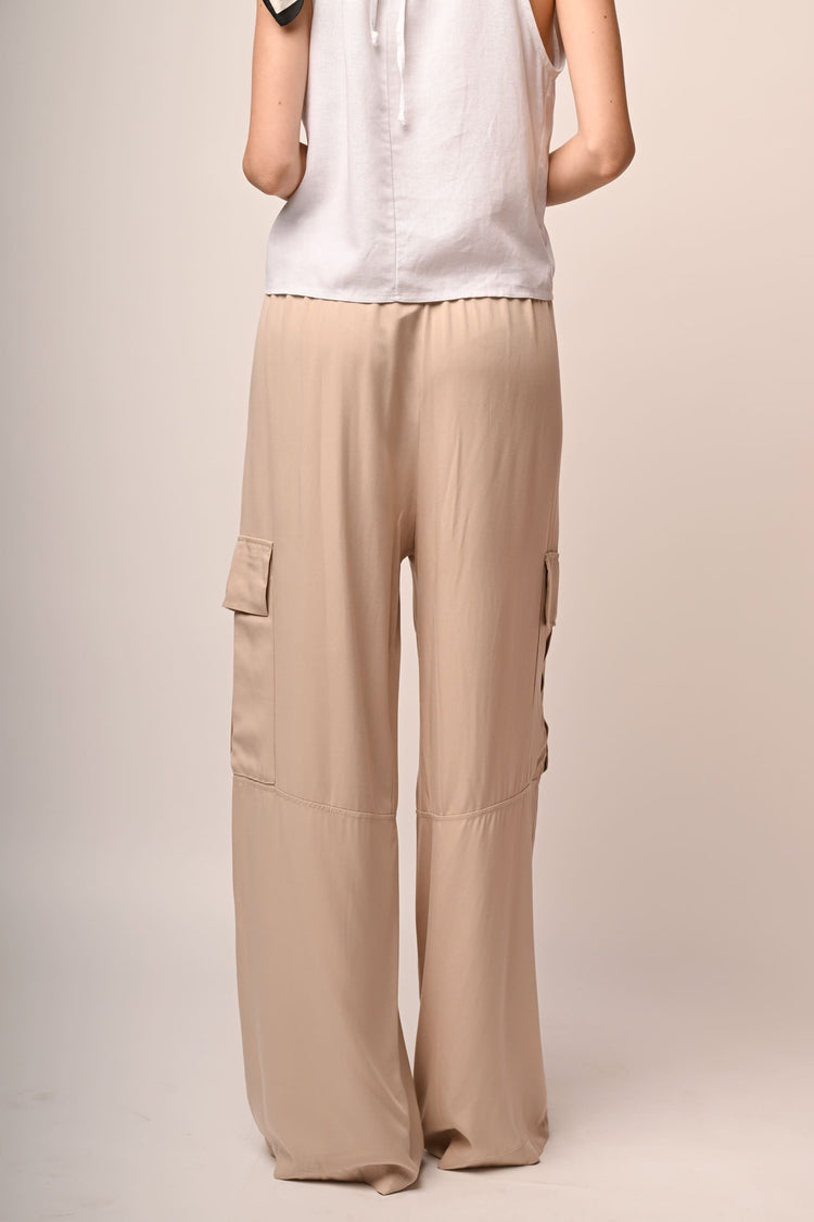 Pantaloni palazzo cargo