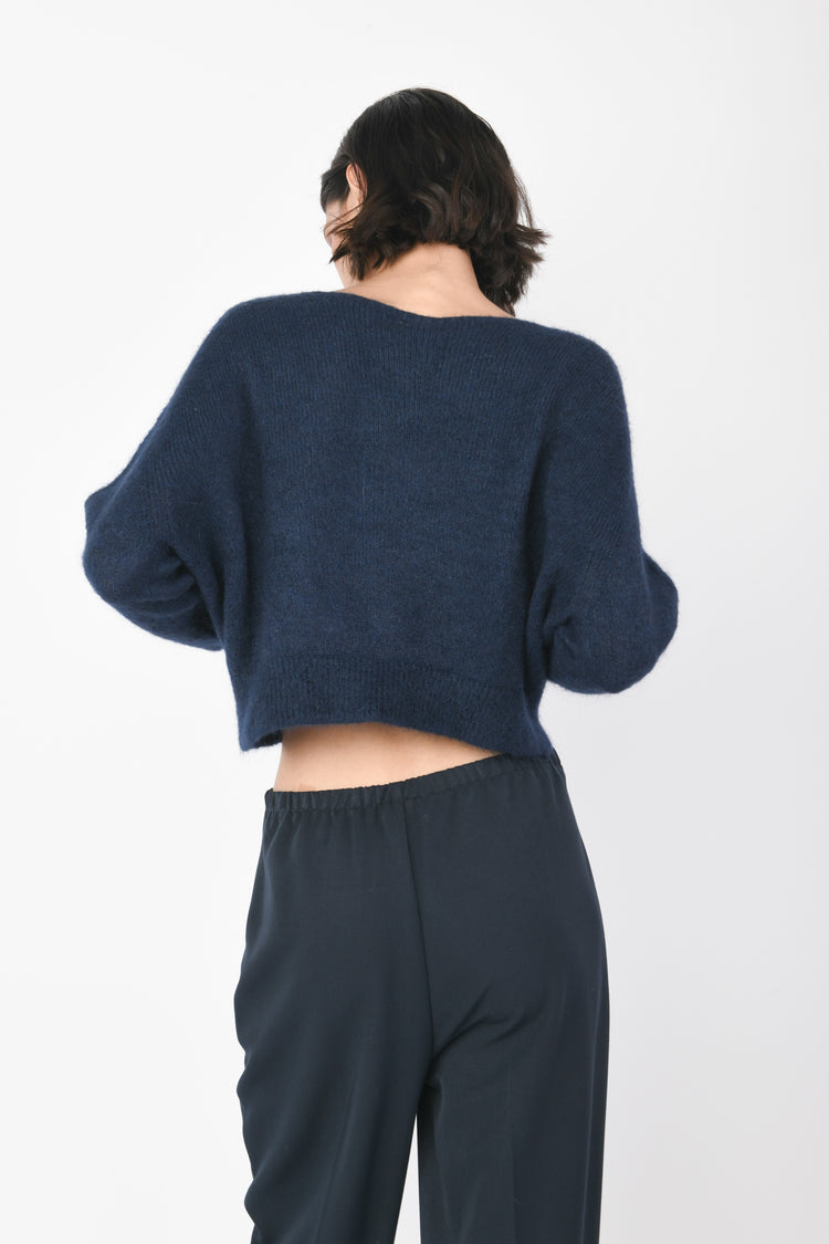 Pull con scollo a barchetta