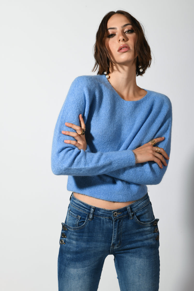 Pull crop misto lana